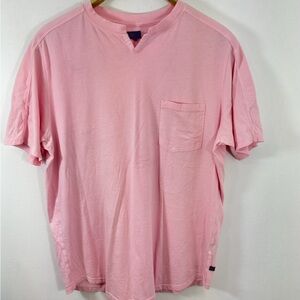 Good Man Brand Soft Pink Short Sleeve Tee with Crew Neck